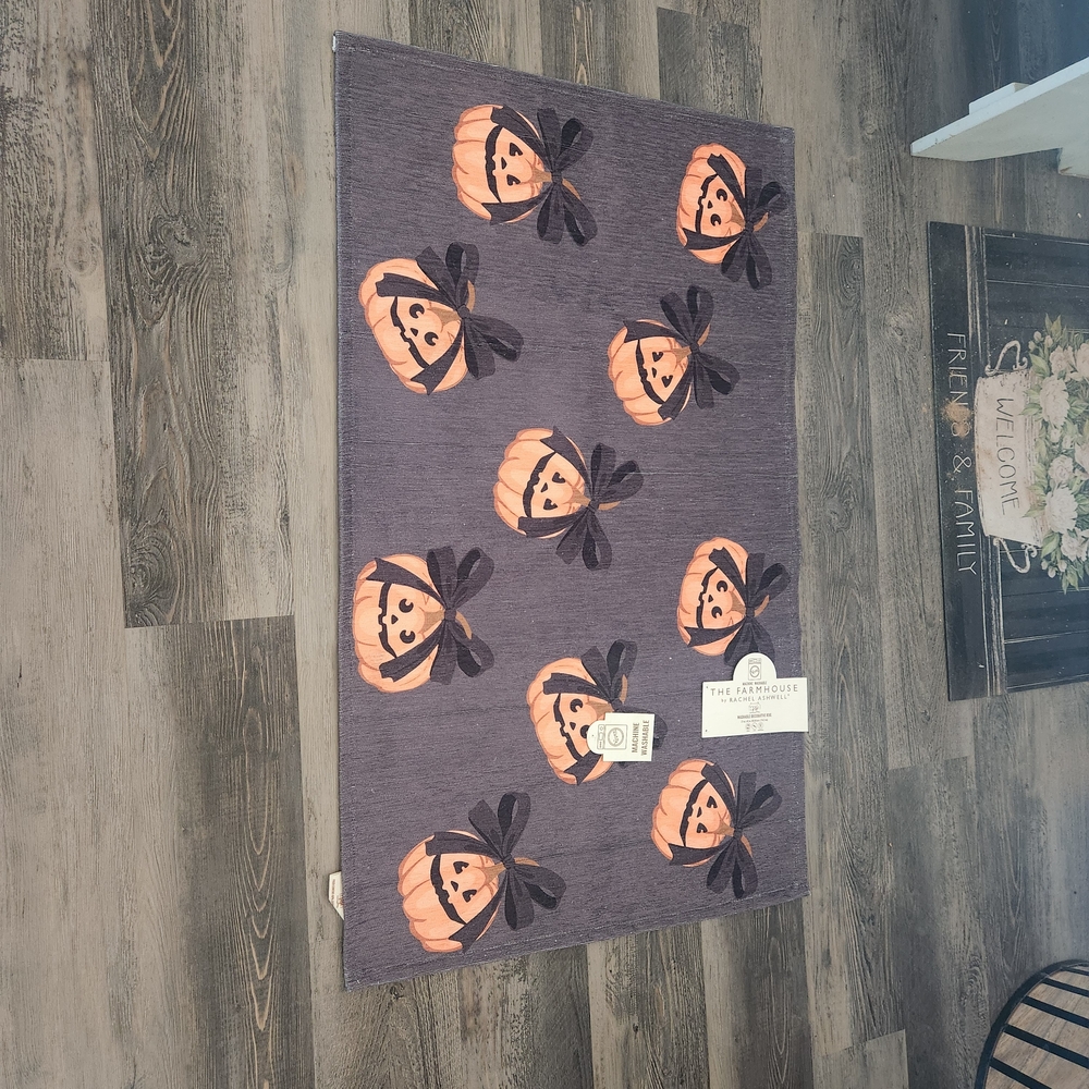 Halloween Pumpkin Rug